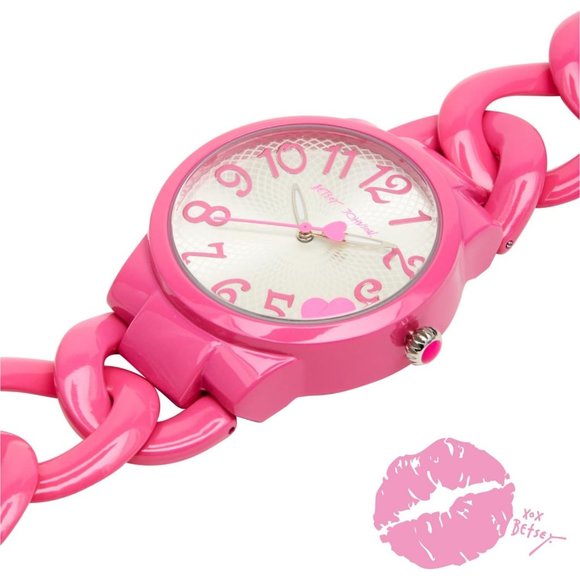 Women's Curb Chain Bracelet 3 Hand Quartz Movement Easy Read Dial Wristwatch - Picture 2 of 7